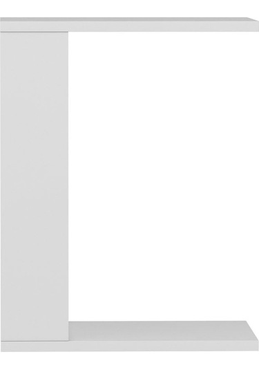 Beyaz Willy Tekerlekli C Sehpa Beyaz