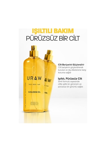 Uraw Golden Oil Bitkisel Yağ Kompleksi 125 ML