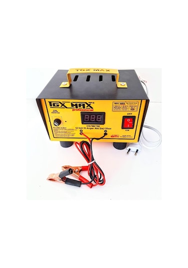 Tgx Max Profesyonel 12 Volt 15 Amper Full Bakır Sargılı