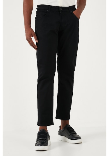 Buratti Streç Pamuklu Regular Fit Normal Bel Boru Paça Jeans Erkek Kot Pantolon 2210S01Parma Siyah Buratti Streç Pamuklu Regular Fit Normal Bel Boru Paça Jeans Erkek Kot Pantolon 2210S01Parma Siyah