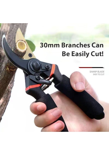 Youmex Sk5 Çelik Bahçe Budama Makası - 50mm Kalın Dal Kesici, Hızlı Ve Pürüzsüz Kırpma, Çiçek Ve Fidanlık İçin