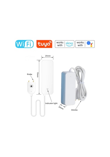 Tuya Uyumlu Wifi Su Baskını Sensörü