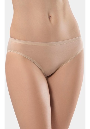 Türen Kadın Likralı 2'li Pamuklu Bikini Külot 230/ten 001