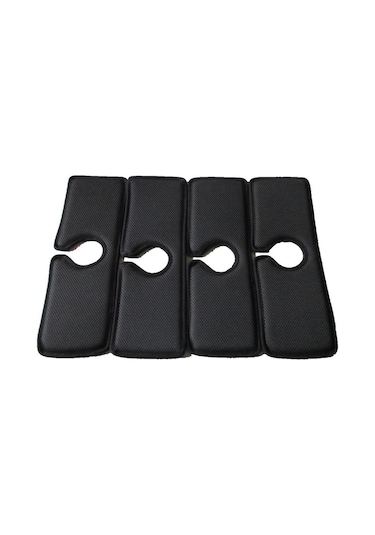 Yaozixa 4 Adet Mutfak Lavabo Paspası 46x15cm , Poliester Materyal, Su Emici, Sıvı Önleyici, Tavan Desenli, Kolay Temizlenir