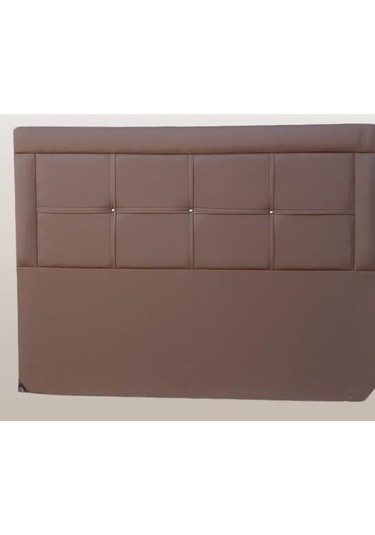 Başlık Dk Çift Kişilik 160'lık Kahverengi Hasır Görünümlü Suni Deri Kumaş El Yapım