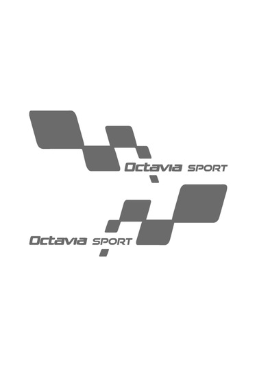 Octavia Sport Sticker - Octavia Sticker - Skoda Sticker - Kapı Altı ...