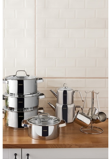 Emsan Asterion 17 Parça Çelik Çeyiz Seti