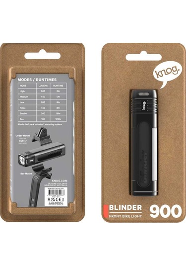 Knog Blinder 900 Lümen Ip67 Bisiklet Ön Far Aydınlatma