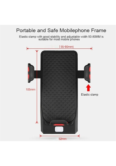 3 'ü 1 Usb Bisiklet Far Led Bisiklet Telefon Tutucu