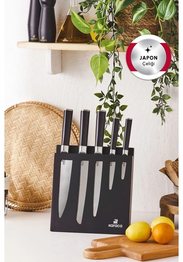 Karaca  Samuray Hercules Japon Çeliği 6 Parça Bıçak Seti