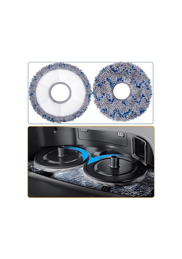 Unimarket Ecovacs Deebot T20 Omni/x1 Omni 12'li Yedek Süpürge Torbası Ve Temizleme Bezi Seti Süpürge Yedek Parçaları 12 Adet