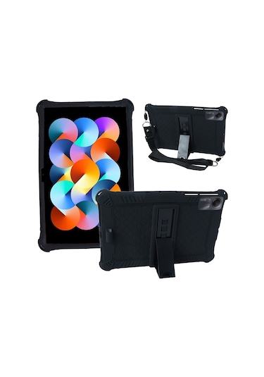 Xiaomi Uyumlu Redmi Pad Se Case Pc+silikon Tablet Kickstand Kılıf Omuz Kayışı