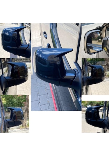 Toyota Proace City 2021 2022 2023 2024 2025 Uyumlu Yarasa Batman Ayna Kapağı Takımı Piano Black Parlak Siyah