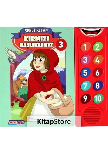 Kırmızı Başlıklı Kız 3 Sesli Kitap / Grimm Kardeşler