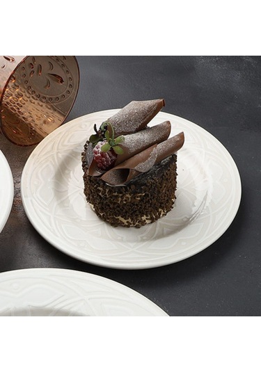 Pst-0041 Yuv.pasta Tabagı 20 Cm Cream Decor Krem