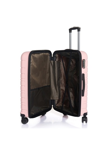 Hotowa Gold PP Valiz 8010 Pembe TSA Kilitli Orta Boy Pembe