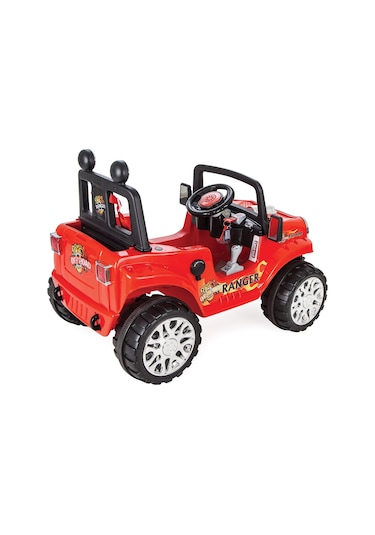 Pilsan Ranger 12 V Uzaktan Kumandalı Akülü Jeep - Kırmızı 05 107