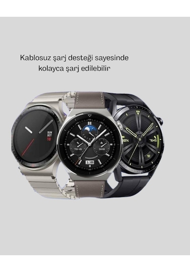 Akıllı Saat Nfc - Bluetooth Arama Ve Kablosuz Şarj Özellikli