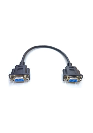 Vga Dişi Dişi Video Görüntü Kablosu 15 Pin Vga Kablo 30 Cm