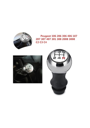 Peugeot 106 206 207 306 307 406 407 Için Vites Topuzu Metal Gövd