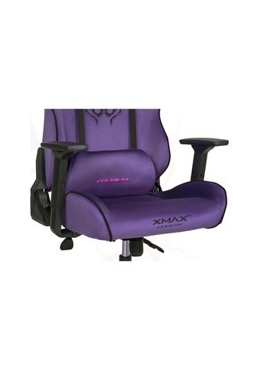 Rio Balerion Terletmez Kadife Kumaş Mor Gaming Oyuncu Koltuğu -3 Mor