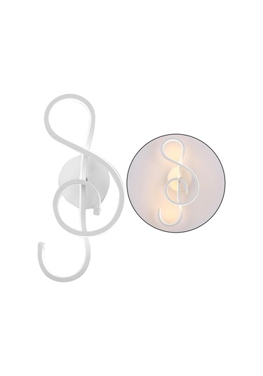 Suntek Pvc Duvar Lambası Başucu Aplik Işık Kapalı Koridor Beyaz Sıcak Işık