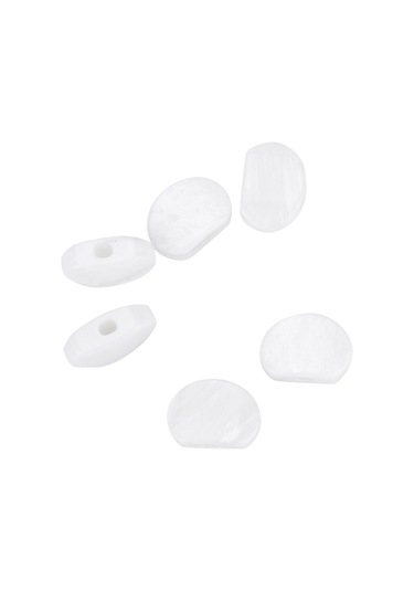 Moveevo Akustik Elektro Gitar İçin 6'lı Set Akrilik Telleri Ayarlama Düğmeleri Elips Kırmızı Taş Desenli - Dayanıklı Ve Zengin Dekoratif Diğer