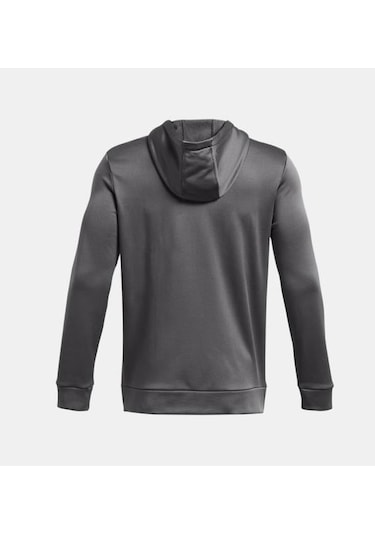 Under Armour Fleece Tam Fermuarlı Kapüşonlu Üst Gri