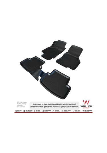 Volkswagen Golf 7 Paspas 2012 2020 Arası Uyumlu 3d Havuzlu Paspas