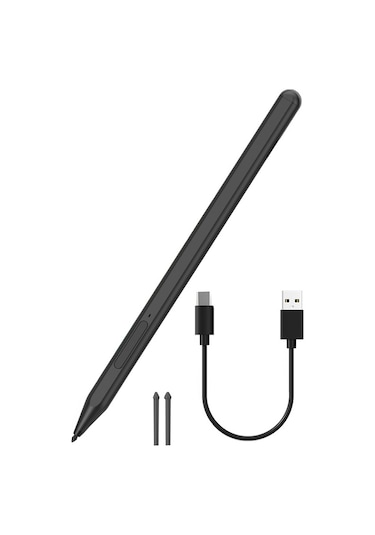 Microsoft Surface Pro/go/laptop/book Anti-touch El Yazısı Kapasitif Kalem Siyah İçin