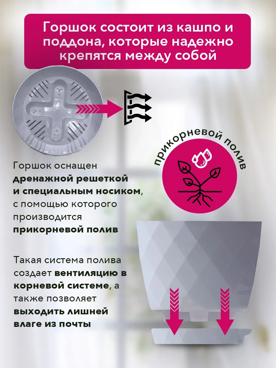 Tiko Home İpli Tabaklı Saksı, 1 Litrelik Set, 5 Adet 239932906