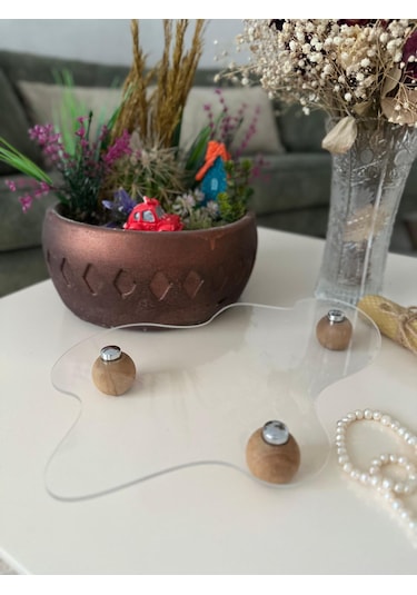 Sammwood Lüx Vip Şeffaf Organizer Takı Aromaterapi Pleksi Düzenle