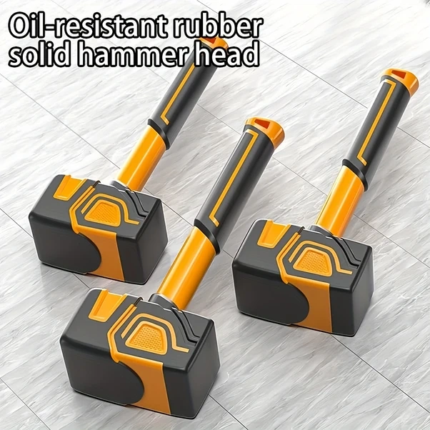 Willowhaven Büyük Dayanıklı Kauçuk Çekiç - Yapı, Tadilat Ve Endüstriyel Tamir İçin Ergonomik Sap