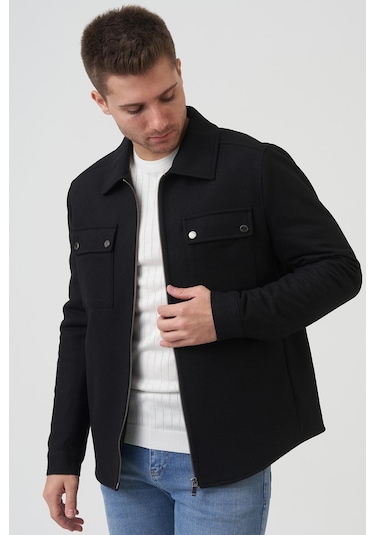 White Stone New York 58161 Slim Fit Mont Siyah-Siyah
