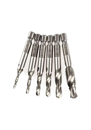 Danrimaoyi Matkap Kombinasyon Ucu Hss 6 Adet/takım