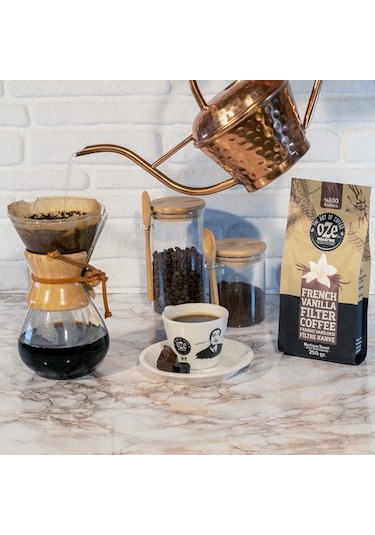 Oze Vanilya Aromalı Filtre Kahve 250G Çekirdek