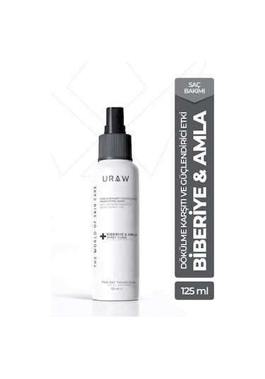 Uraw Biberiye & Amla Özlü Yenileyici Saç Toniği 125 ML