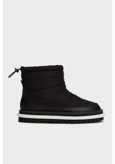 Tommy Jeans Bayan Bot En0en02725 Bds Siyah Siyah