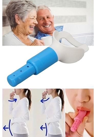 Taşınabilir Karın Kası Çalıştırıcı Solunum Egzersiz Eğitmeni Nefes Egzersiz Aparatı Çok Renkli