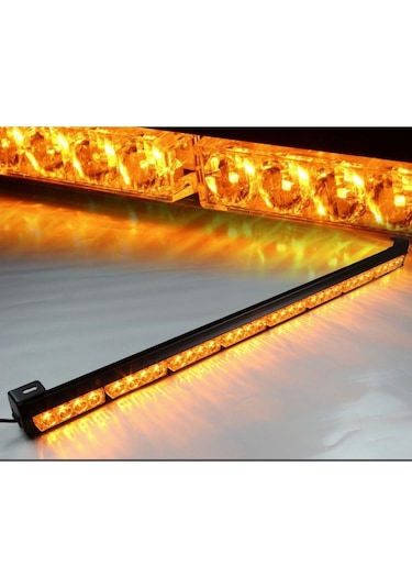Kepçe Traktör Çakar Led Sarı + Sarı 5 Fonksiyonlu 32 Ledli 90Cm