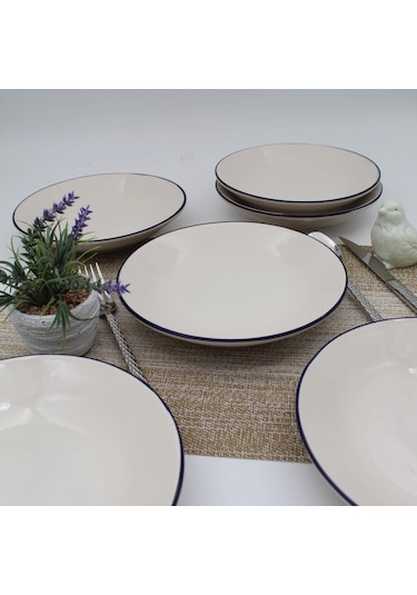 Royal 20 Cm Seramik Yemek Tabağı 6 Adet