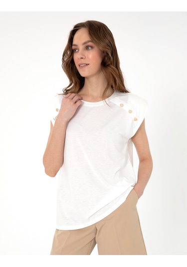 Pierre Cardin Kadın Beyaz Tişört 50301482-vr013 Beyaz Pierre Cardin Kadın Beyaz Tişört 50301482-vr013 Beyaz