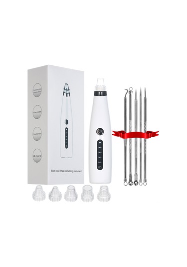 Gajeena Siyah Nokta Temizleyici - 6 Başlıklı Vakumlu Cilt Bakım Cihazı Çok Renkli