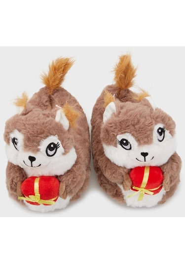 Twigy Sincap Kadın Panduf Kahverengi 36/41 CC0628 Kahverengi