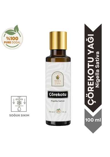 Çörekotu Yağı 100 Ml %100 Saf, Doğal Ve Soğuk Sıkım