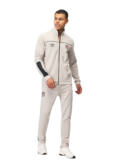 Beşiktaş Lisanslı Umbro 25/26 Sezon Alt-üst Gri Eşofman Takımı Gri Açık