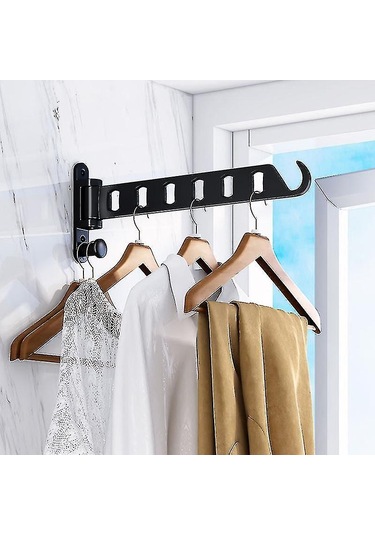 Birden Fazla Kıyafeti Asmak İçin Döner Katlanabilir Elbise Askısı B Diğer