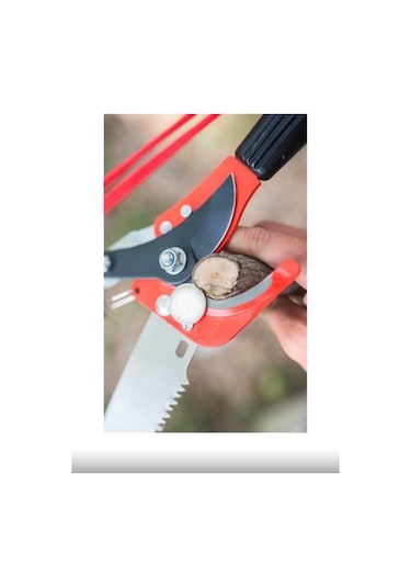 Meşem Yüksek Dal Budama Makası Testereli + Saplı