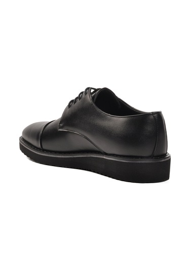 Siyah Cilt Erkek Günlük Ayakkabı P400 M Siyah Cilt Siyah