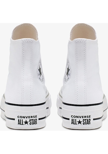 Convers CHUCK TAYLOR ALL STAR PLATFORM CANVAS Kadın Günlük Spor A Beyaz